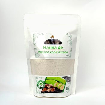 Harina de plátano con castaña - 250gr